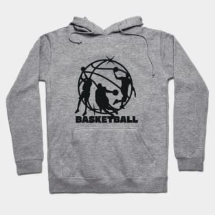 Basketball Black Hoodie